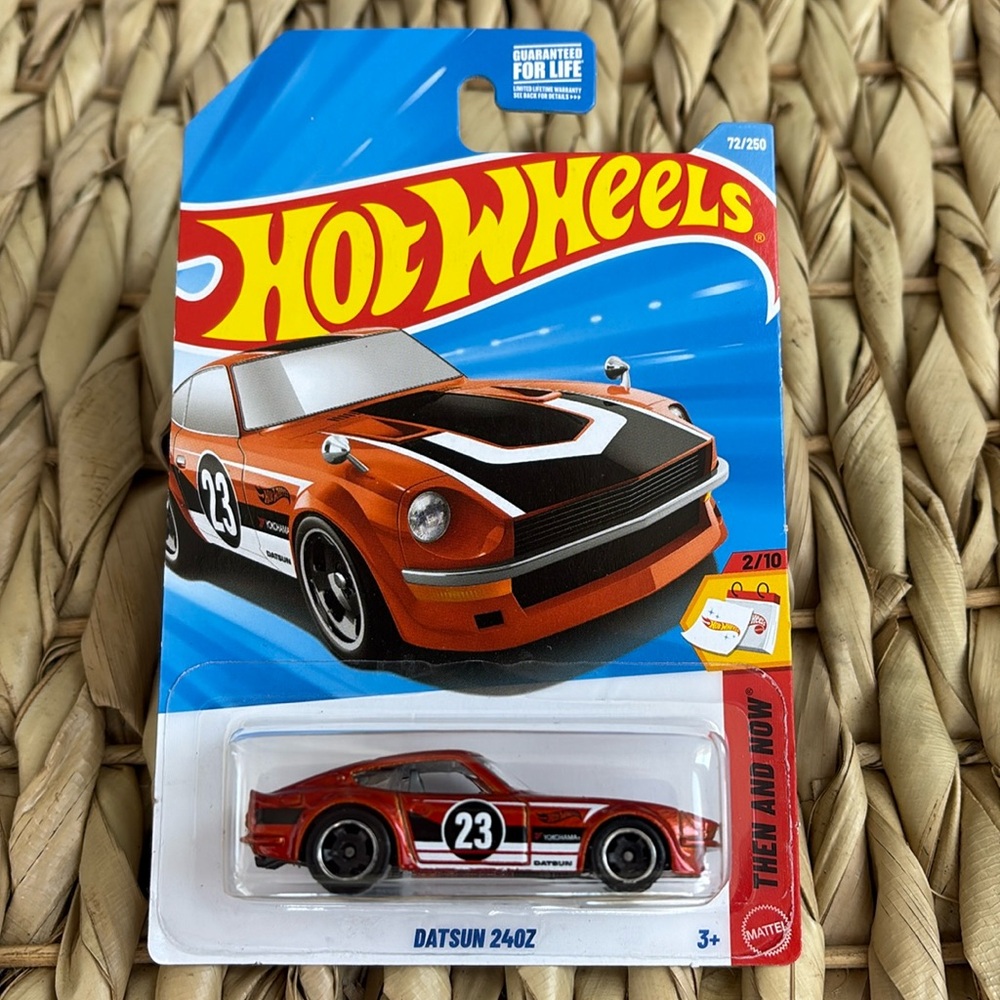 1972 Datsun 240Z Orange 240 Z Car Hot Wheels Racer Hotwheels Racing 2026 New